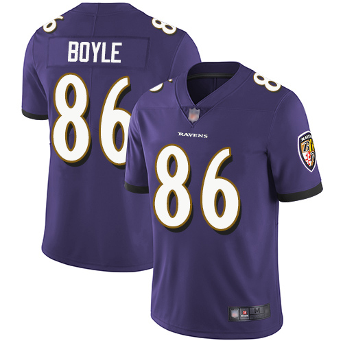 Baltimore Ravens Limited Purple Men Nick Boyle Home Jersey NFL Football #86 Vapor Untouchable